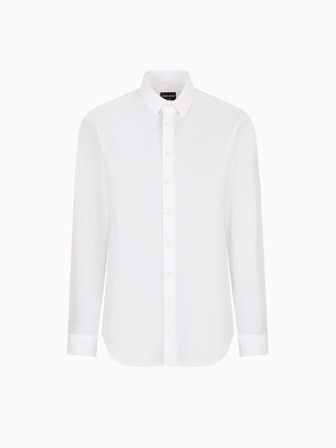 REGULAR-FIT COTTON-SEERSUCKER SHIRT