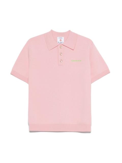 double-face polo top