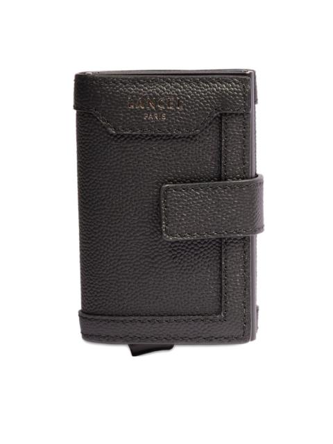 leather flap wallet