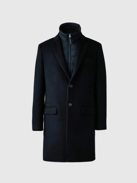 SKAI-SLB 3-in-1 wool coat with removable down liner