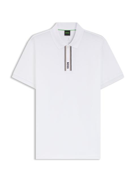 PADDY POLO SHIRT WITH LOGO PLACKET