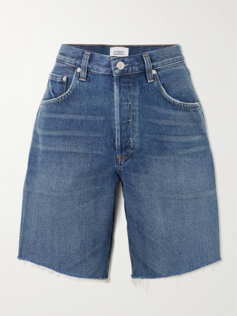 Ayla Frayed Denim Shorts