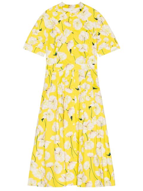 Short Sleeve Midi Dress in Taxi Cab Multi