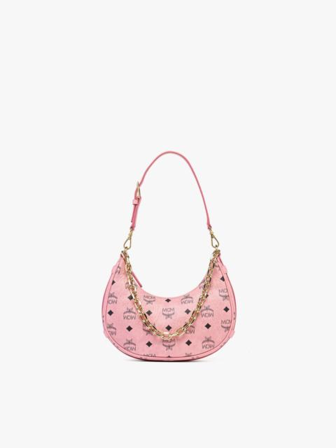 Aren Crescent Hobo Bag in Visetos