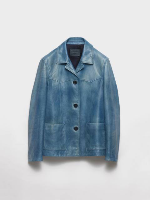 Nappa leather jacket