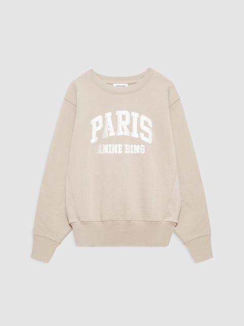 Harry Shrunken Sweatshirt Paris - Beige