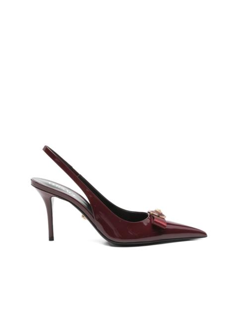 85mm Gianni Ribbon slingback pumps