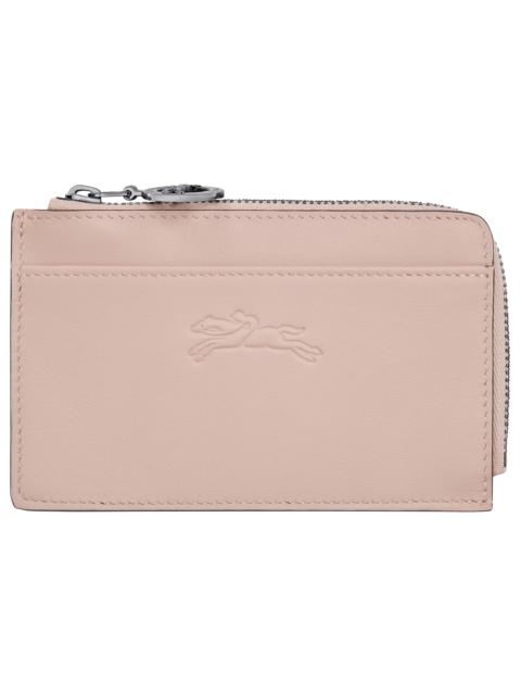 Le Pliage Xtra Card holder Nude - Leather