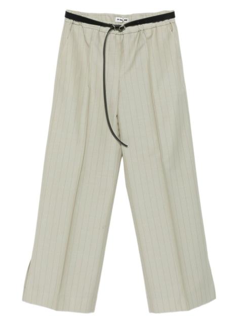 pinstripe trousers