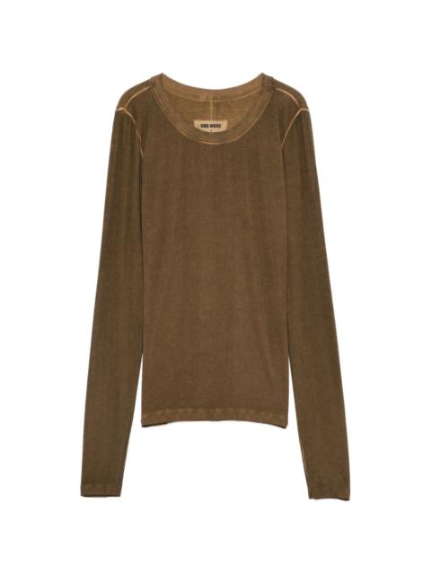 crewneck blouse