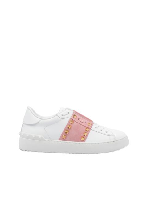 Rockstud Untitled suede-panel sneakers