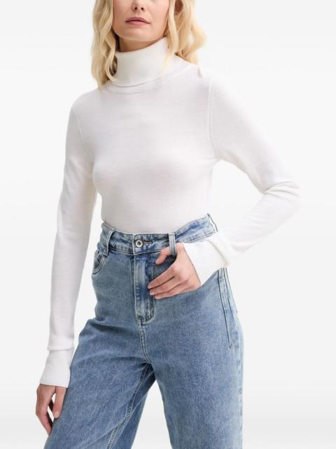 roll-neck long-sleeve sweater