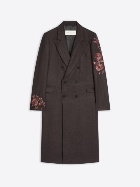 EMBROIDERED WOOL COAT