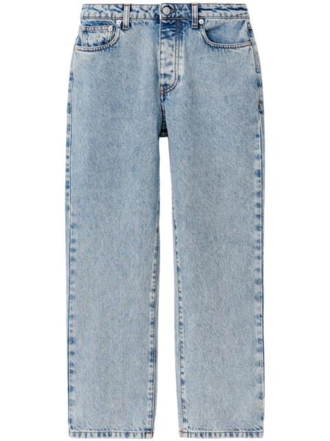 straight-leg jeans