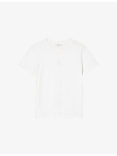 Logo-Embroidered Round-Neck Cotton-Jersey T-Shirt