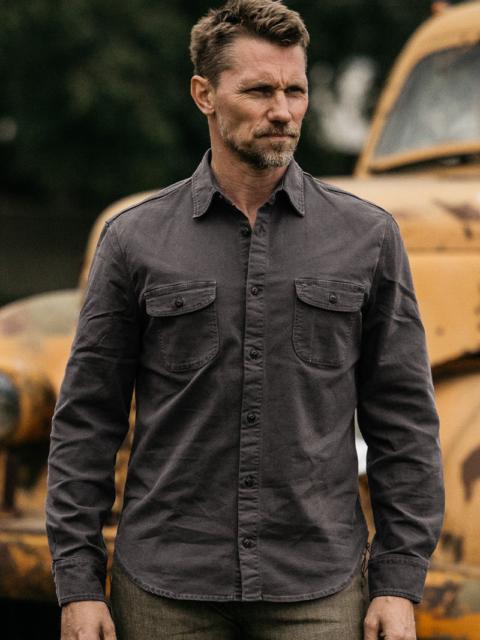 The Brace Stretch Oxford - Charcoal