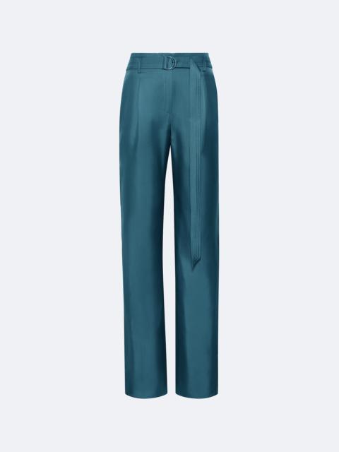 Silky Twill Belted Pant