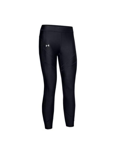 (WMNS) Under Armour HeatGear Armour Ankle Crop Legging 'Black' 1305967-001