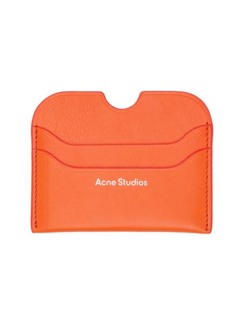Orange Logo Stamp Card Holder