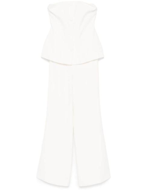 strapless tailored jumpsuit