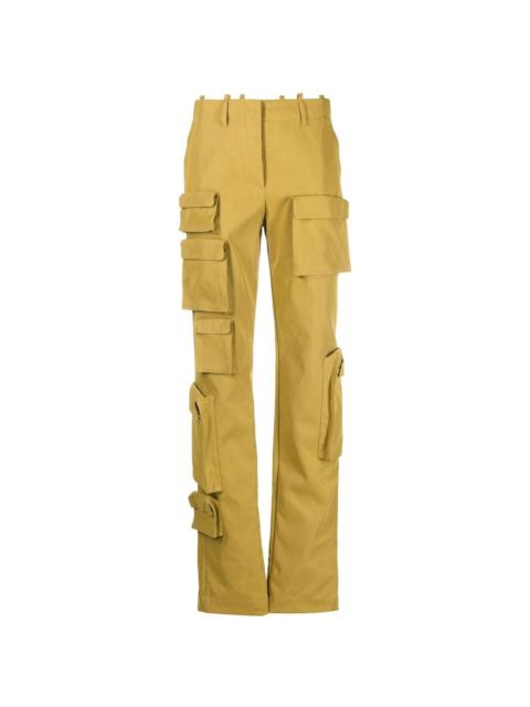 Co Multipocket straight-leg cargo trousers