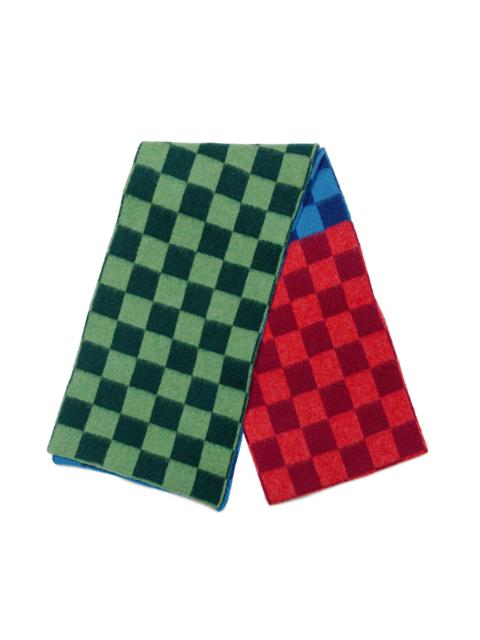 Cosmic Checkerboard Scarf Forest