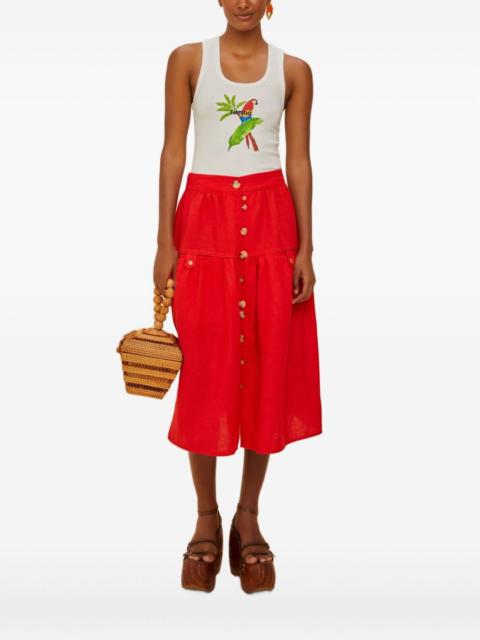 parrot-graphic tank top