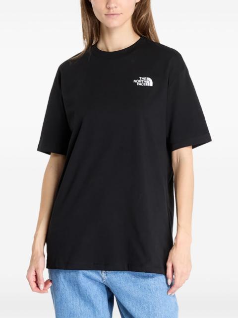 logo-embroidered t-shirt