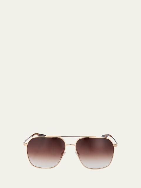 Rizzo 58mm Titanium Navigator Sunglasses