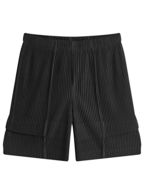 Homme Plissé Issey Miyake Pleated Cargo Shorts