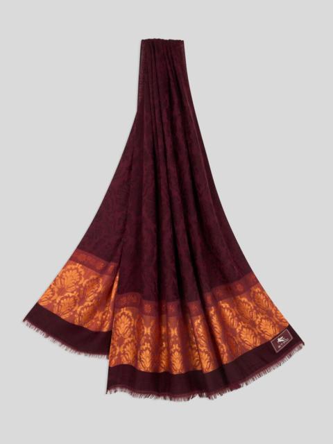 WOOL-BLEND JACQUARD SCARF