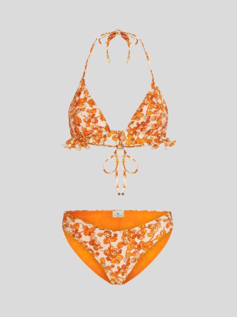 TRIANGLE BIKINI WITH RUCHES
