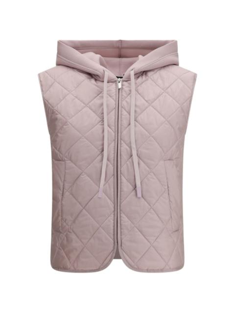 hooded gilet