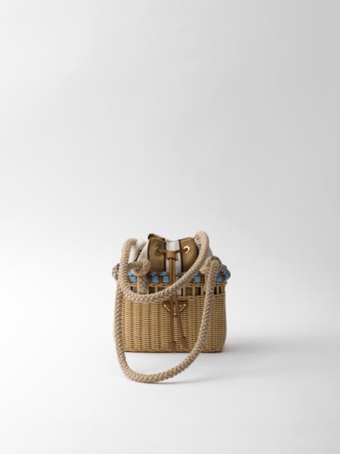 Wicker mini-bag