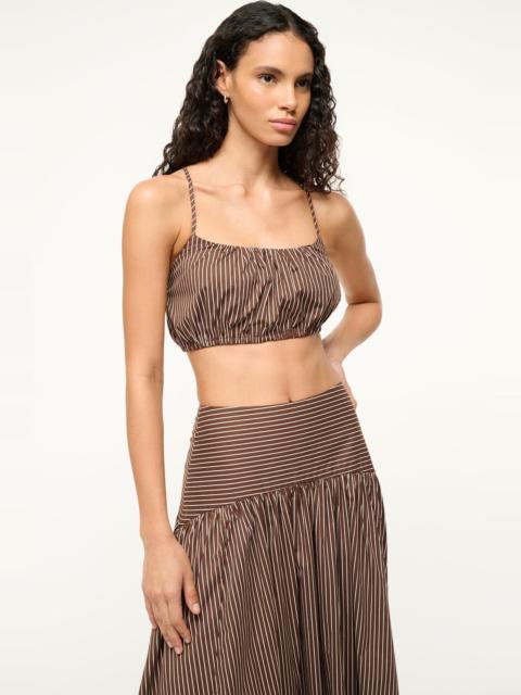 STAUD HAMMOCK TOP DARK OAK MICRO STRIPE