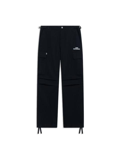 Li-Ning Skateboarding Graphic Loose Fit Cargo Pants 'Black' AKXT047-2