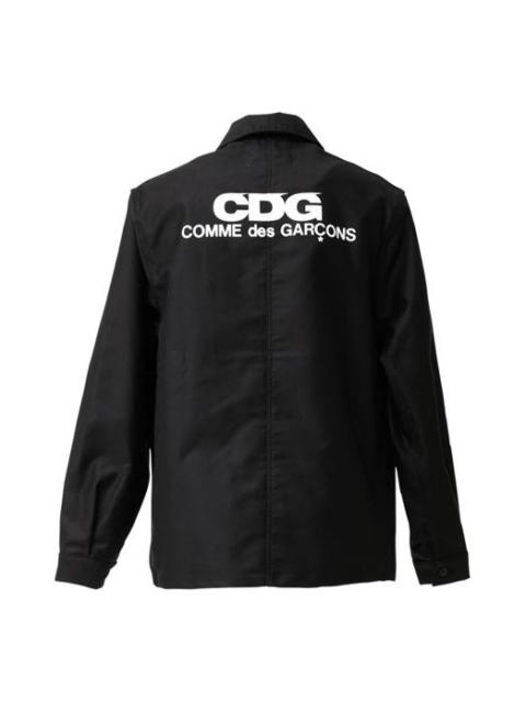 COMME des GARCONS CDG Back Logo Coach Jacket 'Black' SZ-J010-051