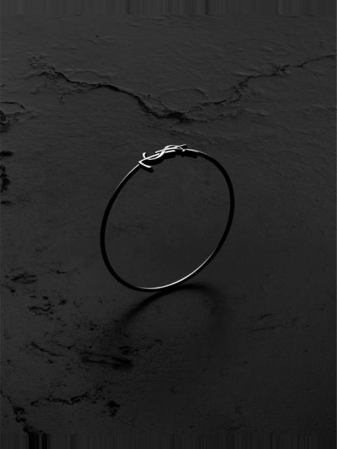 CASSANDRE HINGED BANGLE IN 18K GREY GOLD