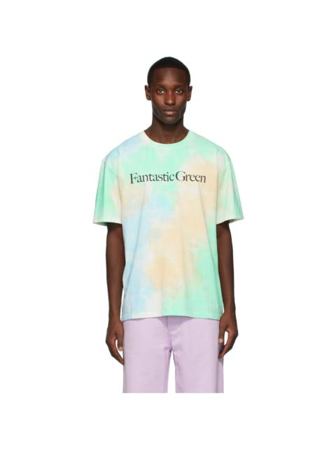 Multicolor Fantastic Green Tie-Dye T-Shirt