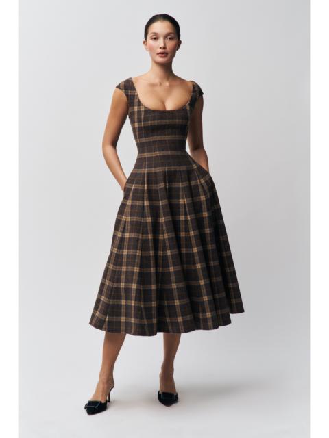 LEILA TARTAN DRESS