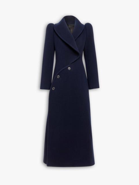 WOOL CURVED COAT