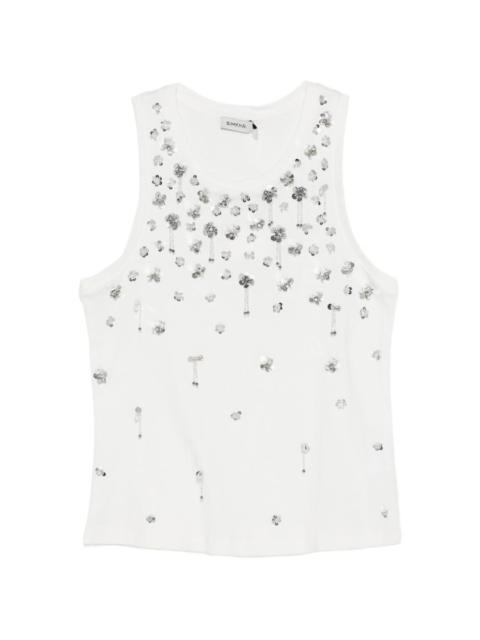 embellishment tank top