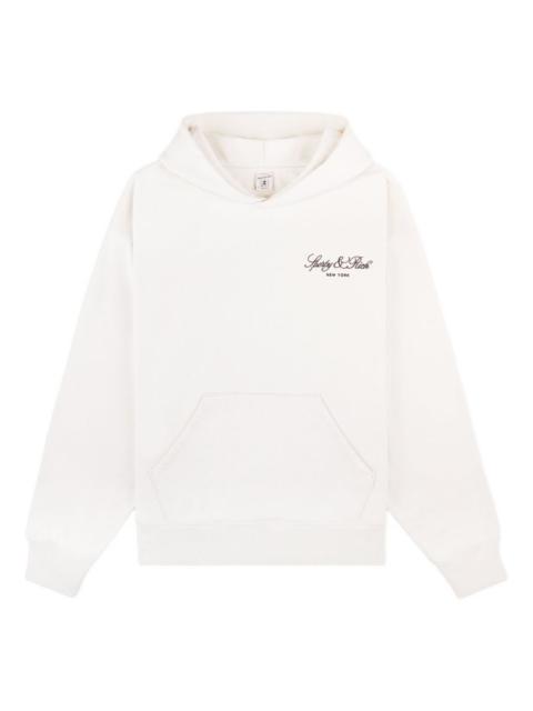 Vendome Script pouch hoodie