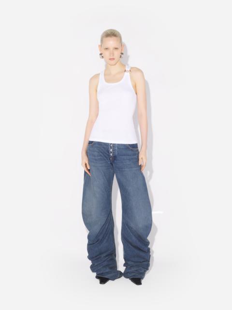 THE WHITE PIERCING TANK TOP