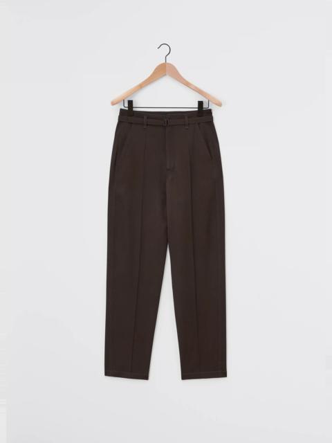 BELTED SOFT TAILORED PANTS