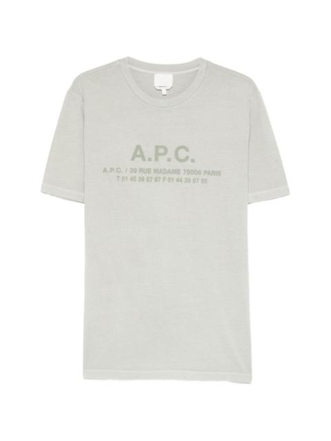 logo-print T-shirt