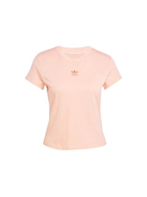 adidas Women's Essentials Slim T-Shirt Glow Pink