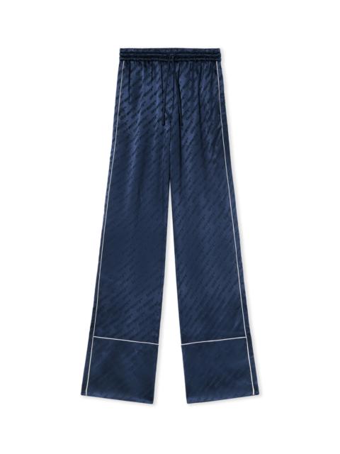 Jacquard Satin Pajama Pants