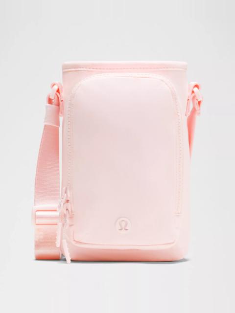 Water Bottle Crossbody with Front Pocket 2L