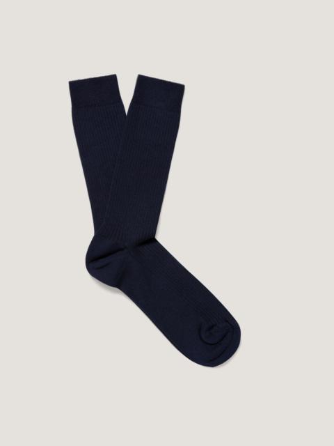 Cotton Ribbed Socks
